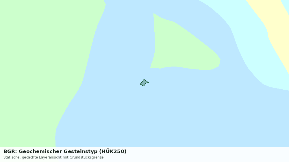 Statische Kartenansicht: BGR: Geochemischer Gesteinstyp (HÜK250)