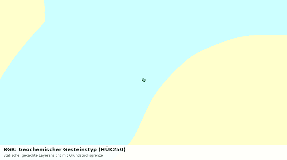Statische Kartenansicht: BGR: Geochemischer Gesteinstyp (HÜK250)