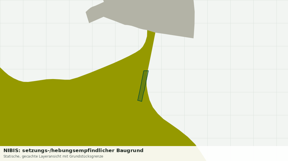 Statische Kartenansicht: NIBIS: setzungs-/hebungsempfindlicher Baugrund