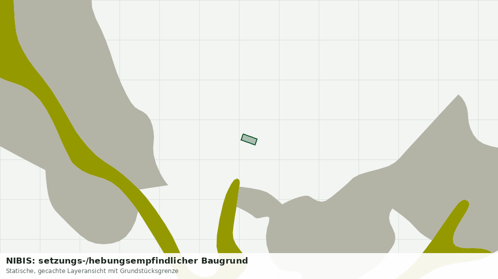 Statische Kartenansicht: NIBIS: setzungs-/hebungsempfindlicher Baugrund