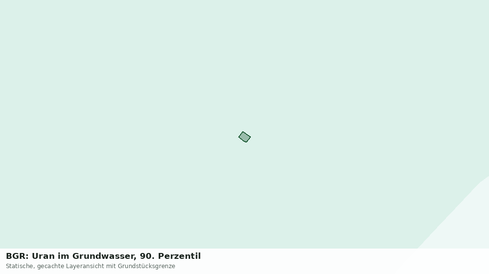 Statische Kartenansicht: BGR: Uran im Grundwasser, 90. Perzentil