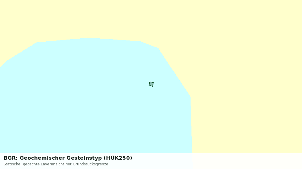 Statische Kartenansicht: BGR: Geochemischer Gesteinstyp (HÜK250)