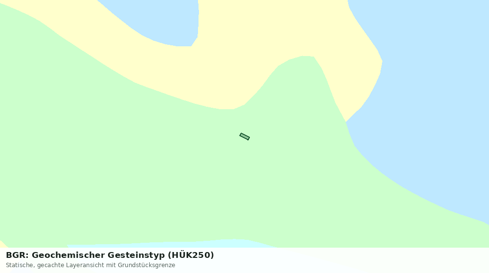 Statische Kartenansicht: BGR: Geochemischer Gesteinstyp (HÜK250)