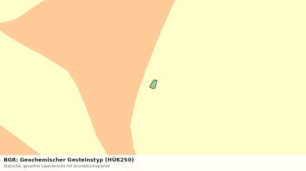 Statische Kartenansicht: BGR: Geochemischer Gesteinstyp (HÜK250)