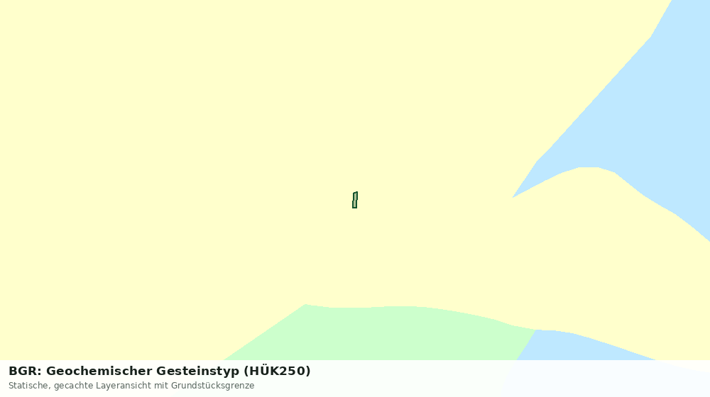 Statische Kartenansicht: BGR: Geochemischer Gesteinstyp (HÜK250)