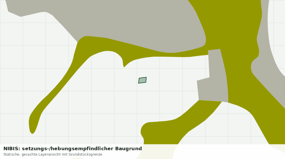 Statische Kartenansicht: NIBIS: setzungs-/hebungsempfindlicher Baugrund