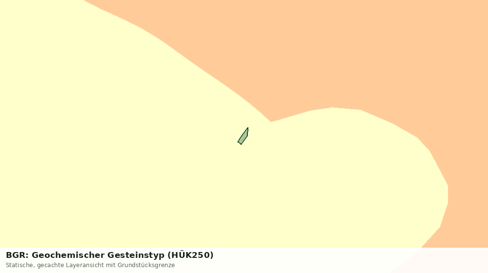 Statische Kartenansicht: BGR: Geochemischer Gesteinstyp (HÜK250)