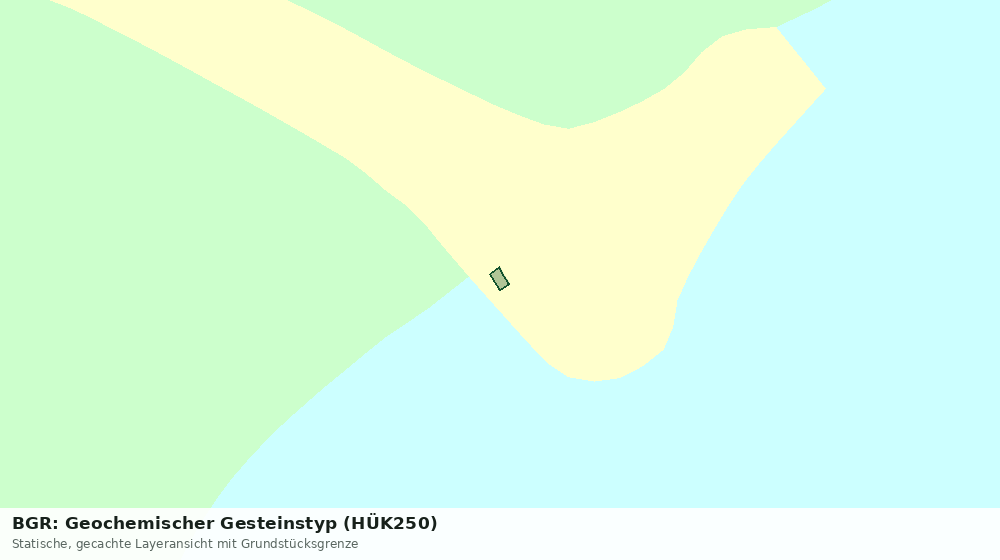 Statische Kartenansicht: BGR: Geochemischer Gesteinstyp (HÜK250)