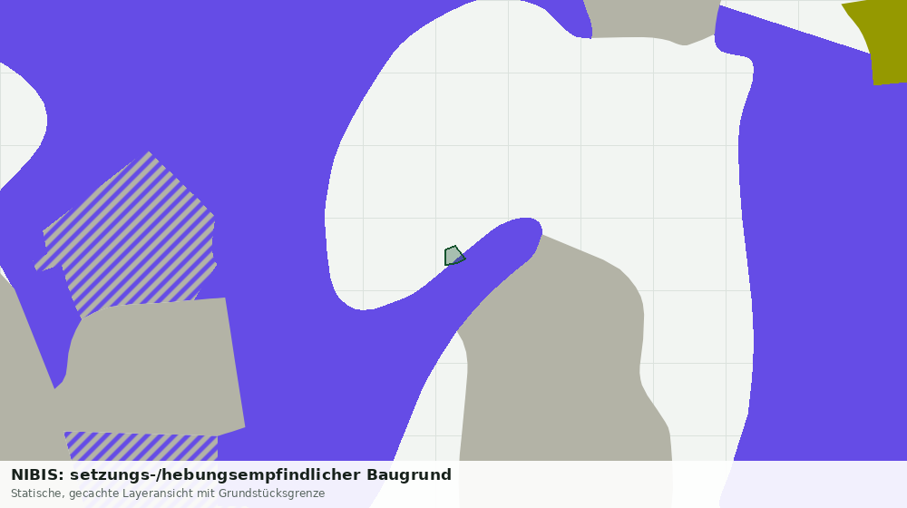 Statische Kartenansicht: NIBIS: setzungs-/hebungsempfindlicher Baugrund