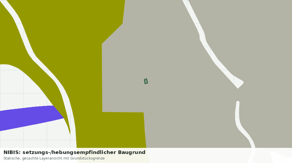 Statische Kartenansicht: NIBIS: setzungs-/hebungsempfindlicher Baugrund