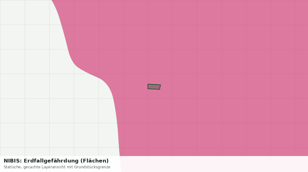 Statische Kartenansicht: NIBIS: Erdfallgefährdung (Flächen)