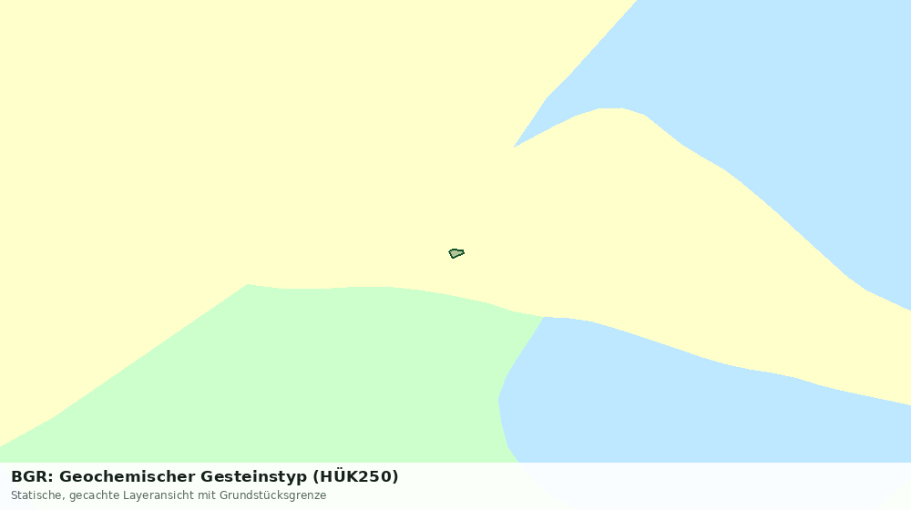 Statische Kartenansicht: BGR: Geochemischer Gesteinstyp (HÜK250)