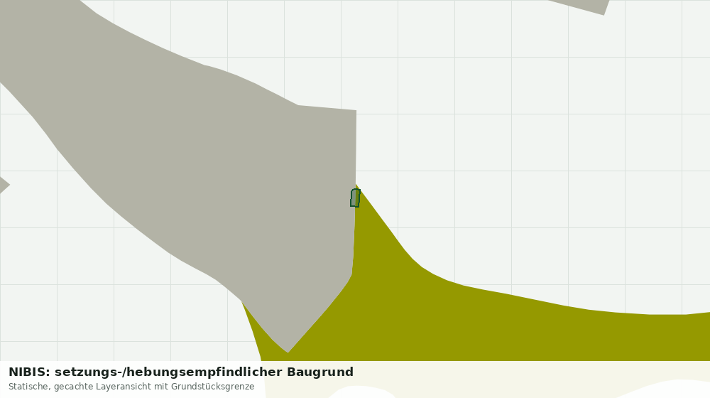 Statische Kartenansicht: NIBIS: setzungs-/hebungsempfindlicher Baugrund