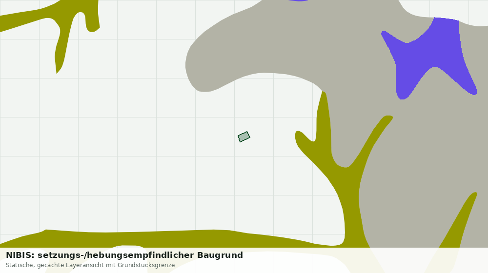 Statische Kartenansicht: NIBIS: setzungs-/hebungsempfindlicher Baugrund