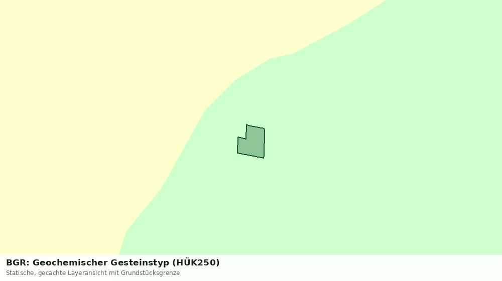 Statische Kartenansicht: BGR: Geochemischer Gesteinstyp (HÜK250)