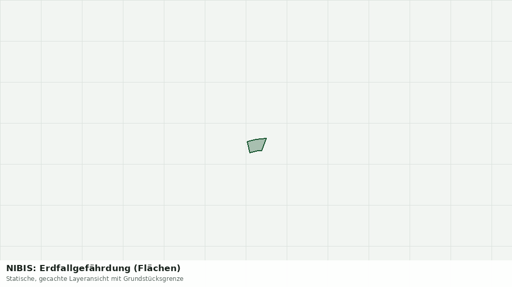 Statische Kartenansicht: NIBIS: Erdfallgefährdung (Flächen)