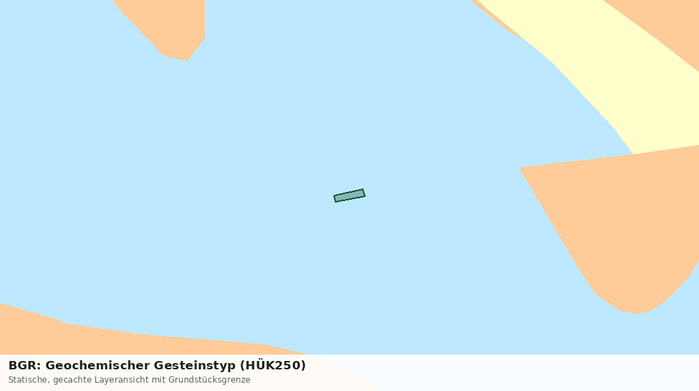 Statische Kartenansicht: BGR: Geochemischer Gesteinstyp (HÜK250)