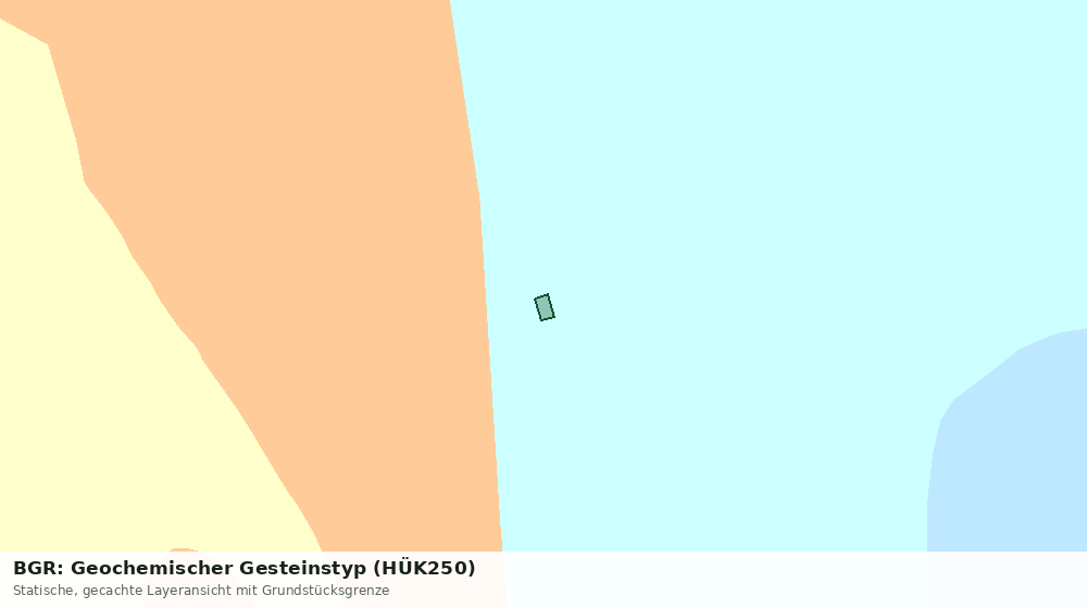 Statische Kartenansicht: BGR: Geochemischer Gesteinstyp (HÜK250)