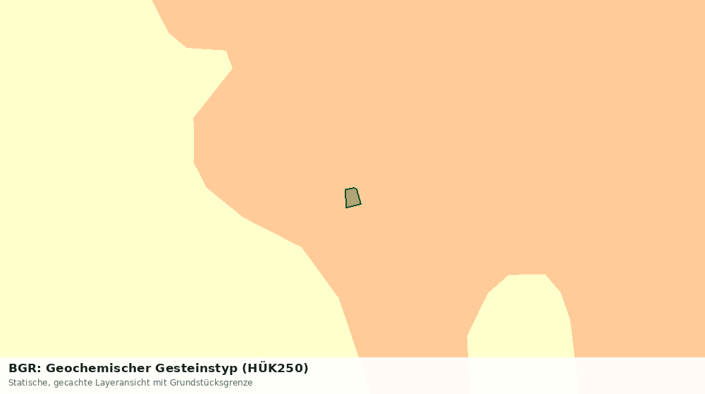 Statische Kartenansicht: BGR: Geochemischer Gesteinstyp (HÜK250)