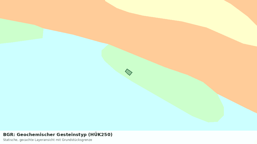 Statische Kartenansicht: BGR: Geochemischer Gesteinstyp (HÜK250)