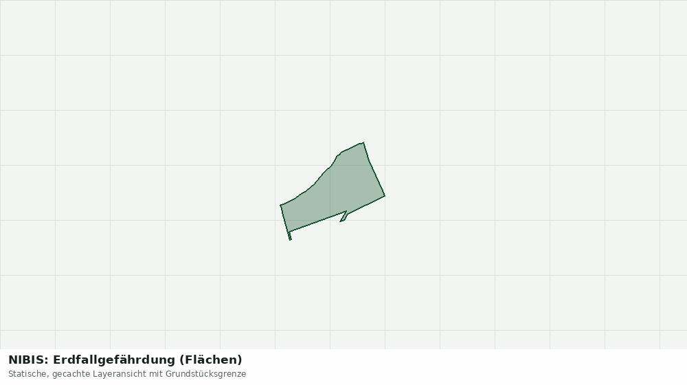 Statische Kartenansicht: NIBIS: Erdfallgefährdung (Flächen)