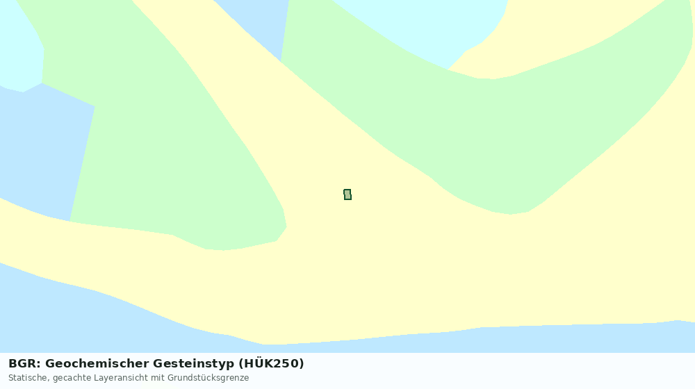 Statische Kartenansicht: BGR: Geochemischer Gesteinstyp (HÜK250)