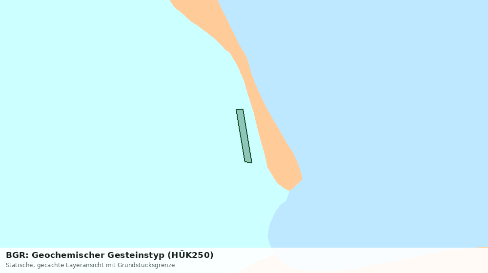 Statische Kartenansicht: BGR: Geochemischer Gesteinstyp (HÜK250)