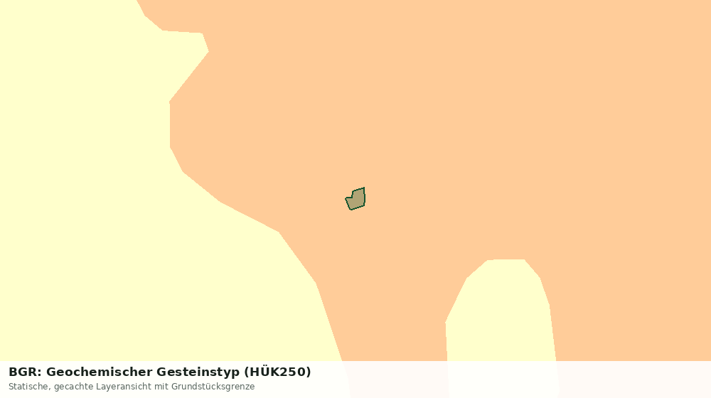 Statische Kartenansicht: BGR: Geochemischer Gesteinstyp (HÜK250)