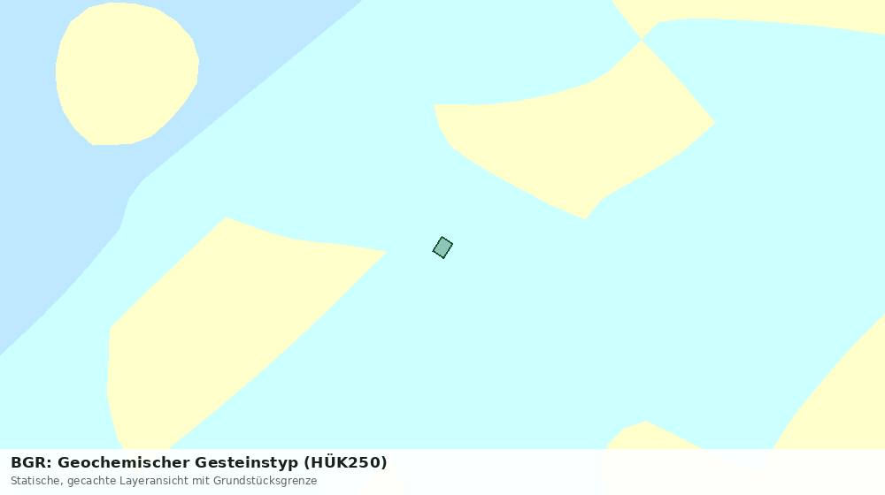 Statische Kartenansicht: BGR: Geochemischer Gesteinstyp (HÜK250)
