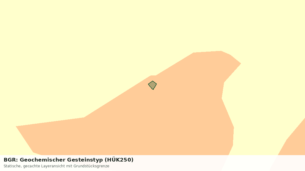 Statische Kartenansicht: BGR: Geochemischer Gesteinstyp (HÜK250)
