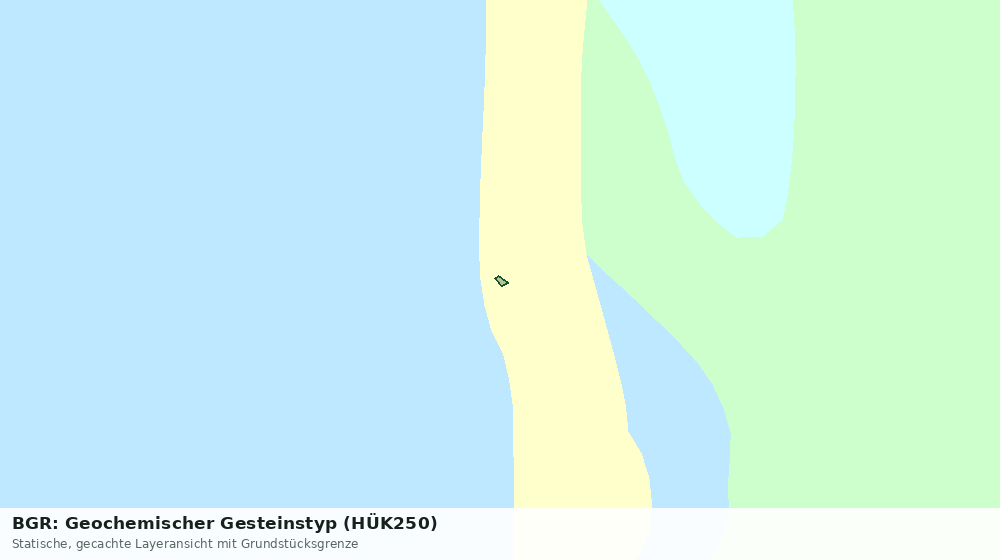 Statische Kartenansicht: BGR: Geochemischer Gesteinstyp (HÜK250)