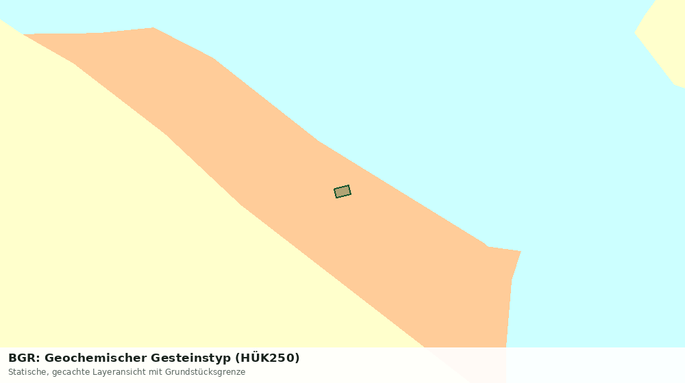 Statische Kartenansicht: BGR: Geochemischer Gesteinstyp (HÜK250)