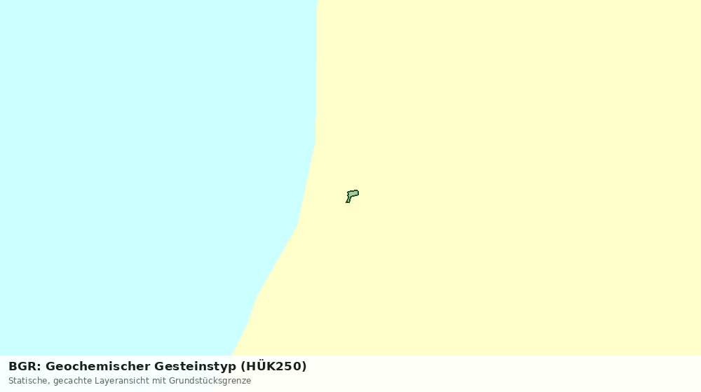 Statische Kartenansicht: BGR: Geochemischer Gesteinstyp (HÜK250)
