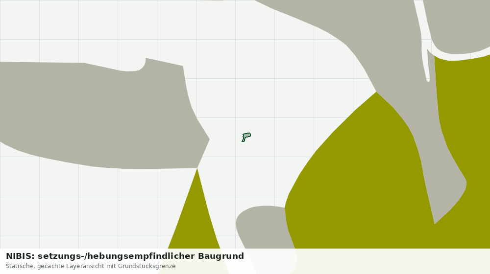 Statische Kartenansicht: NIBIS: setzungs-/hebungsempfindlicher Baugrund