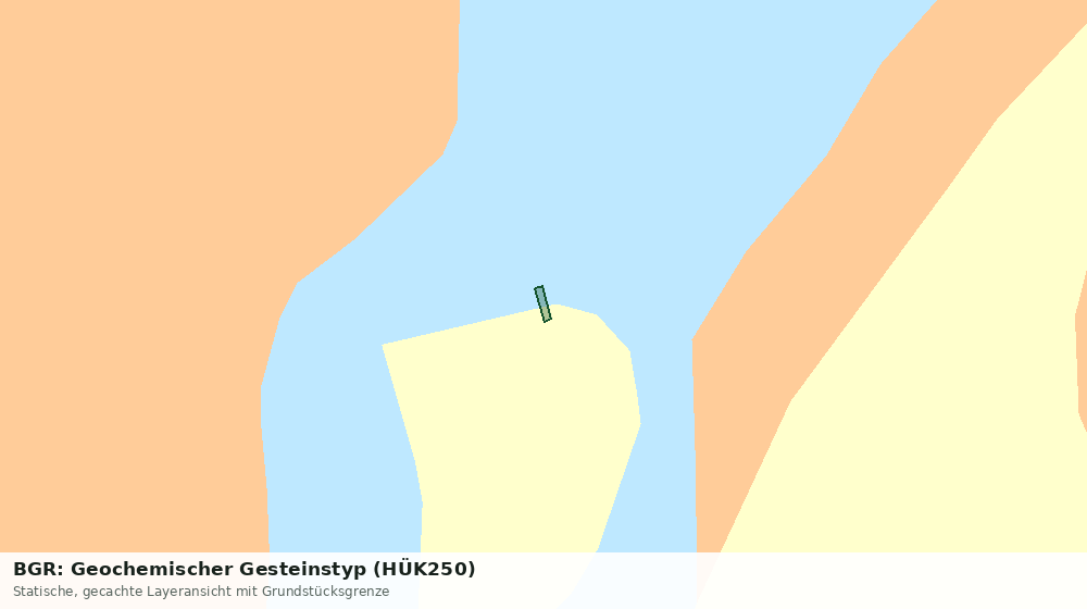 Statische Kartenansicht: BGR: Geochemischer Gesteinstyp (HÜK250)
