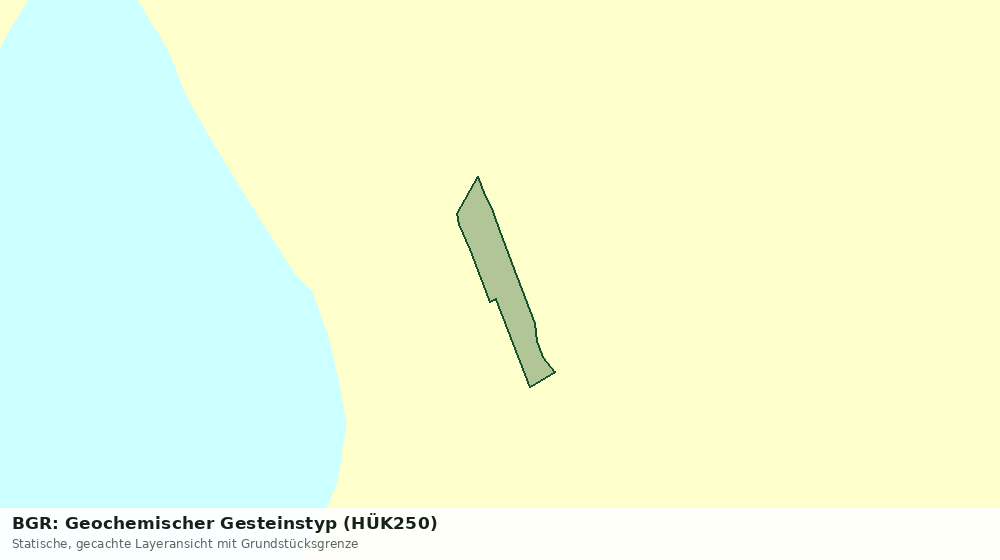 Statische Kartenansicht: BGR: Geochemischer Gesteinstyp (HÜK250)