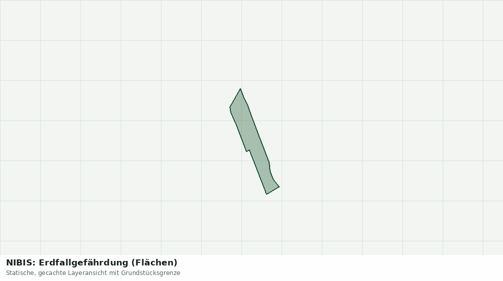 Statische Kartenansicht: NIBIS: Erdfallgefährdung (Flächen)
