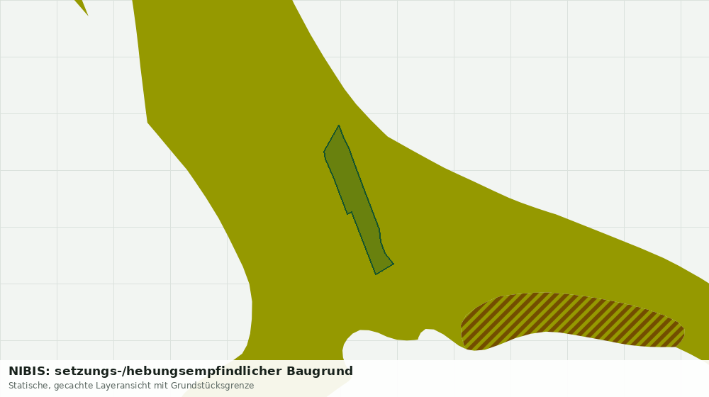 Statische Kartenansicht: NIBIS: setzungs-/hebungsempfindlicher Baugrund