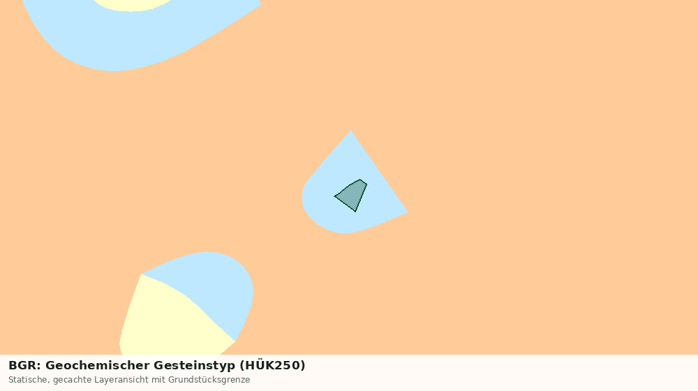 Statische Kartenansicht: BGR: Geochemischer Gesteinstyp (HÜK250)