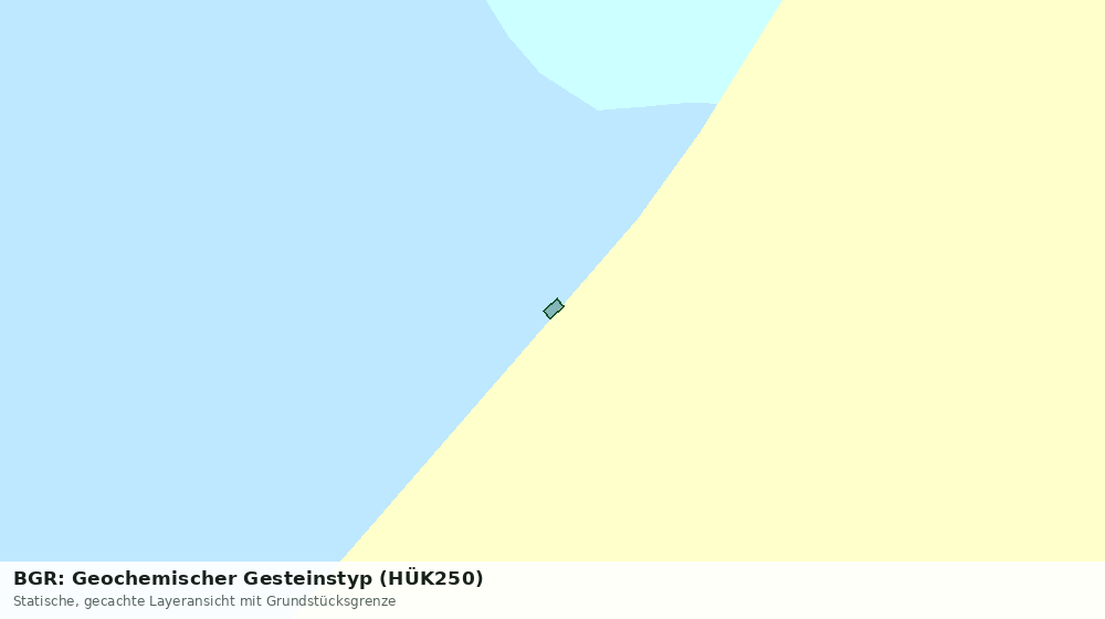 Statische Kartenansicht: BGR: Geochemischer Gesteinstyp (HÜK250)