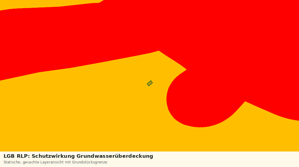 Statische Kartenansicht: LGB RLP: Schutzwirkung Grundwasserüberdeckung