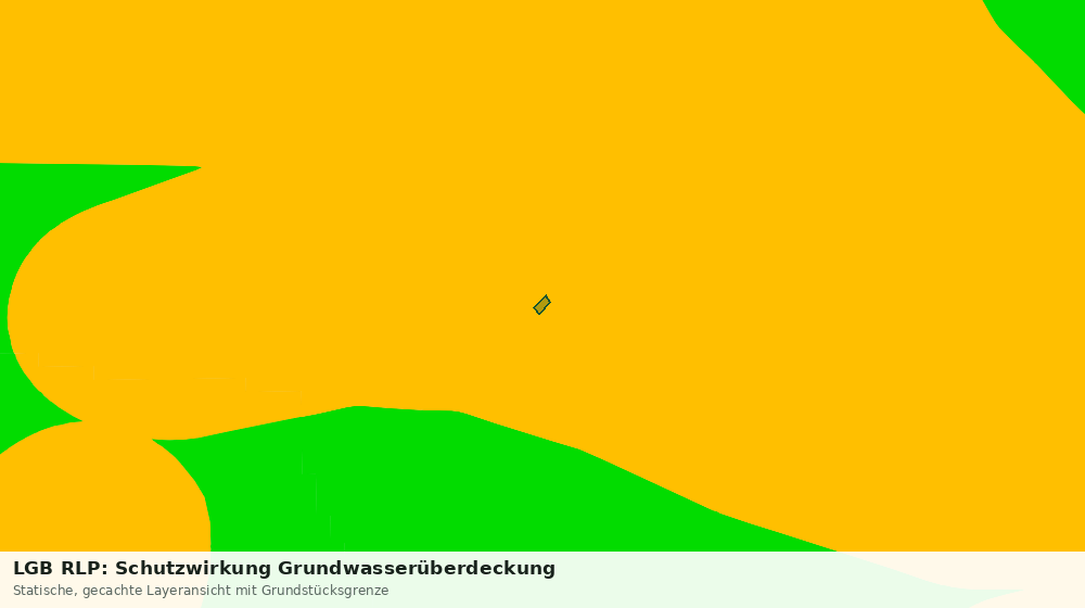 Statische Kartenansicht: LGB RLP: Schutzwirkung Grundwasserüberdeckung