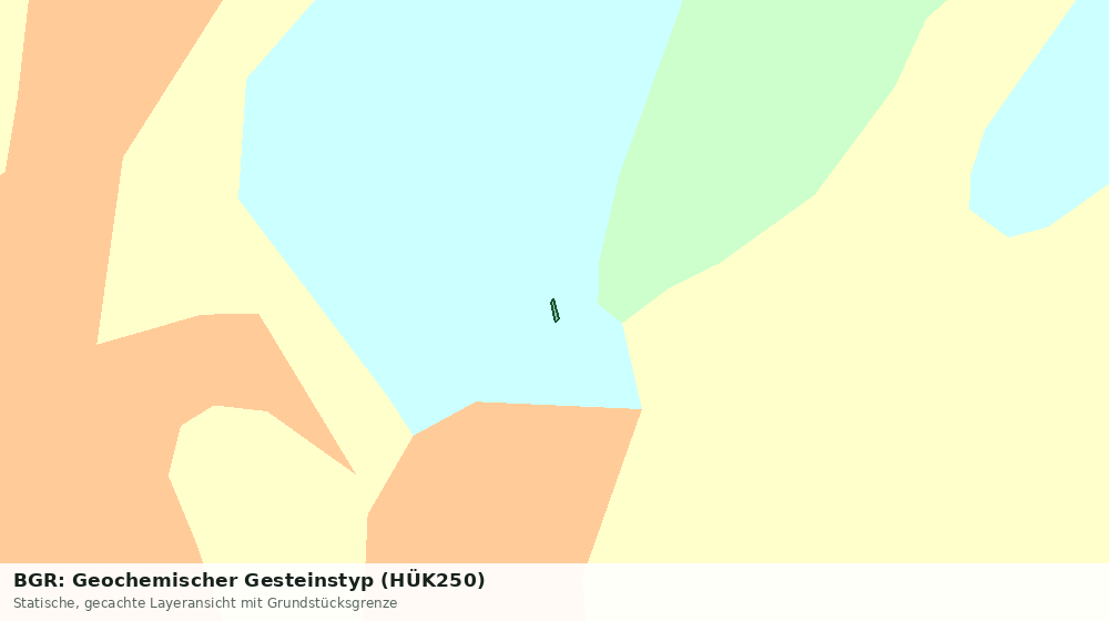 Statische Kartenansicht: BGR: Geochemischer Gesteinstyp (HÜK250)