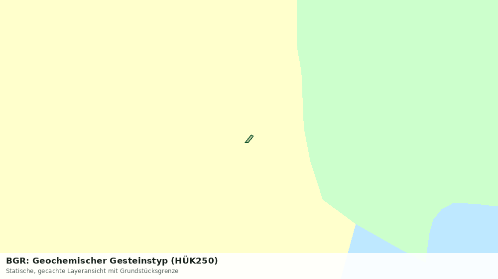 Statische Kartenansicht: BGR: Geochemischer Gesteinstyp (HÜK250)