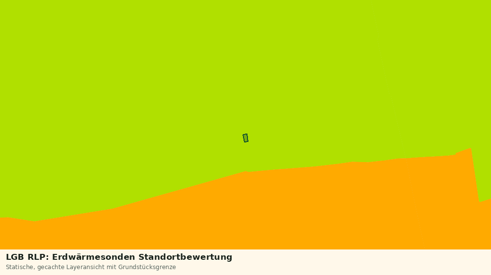 Statische Kartenansicht: LGB RLP: Erdwärmesonden Standortbewertung