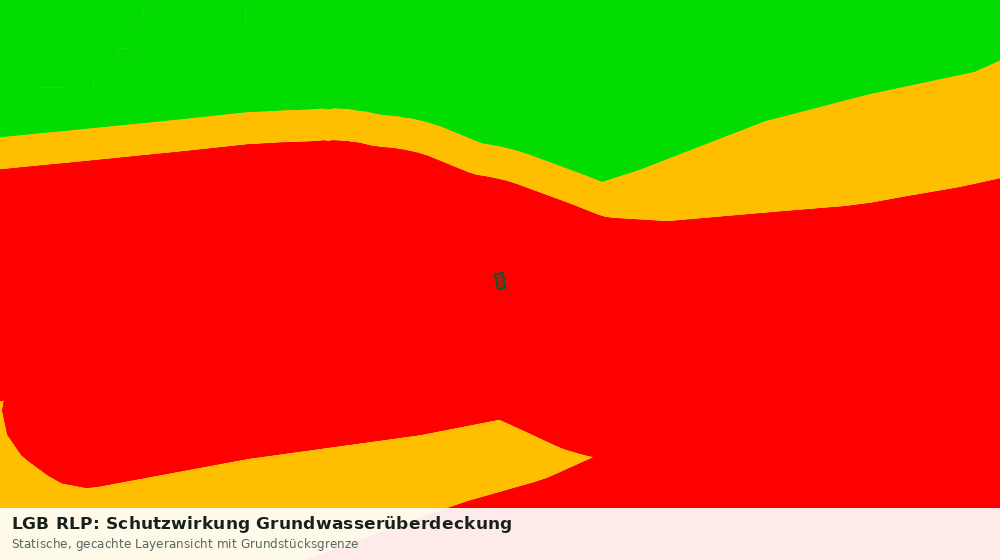 Statische Kartenansicht: LGB RLP: Schutzwirkung Grundwasserüberdeckung