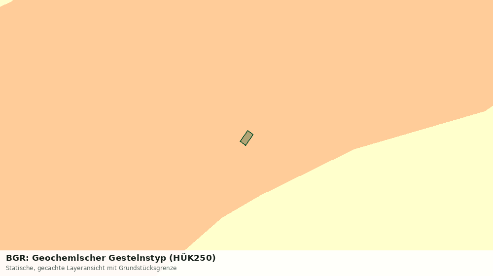 Statische Kartenansicht: BGR: Geochemischer Gesteinstyp (HÜK250)