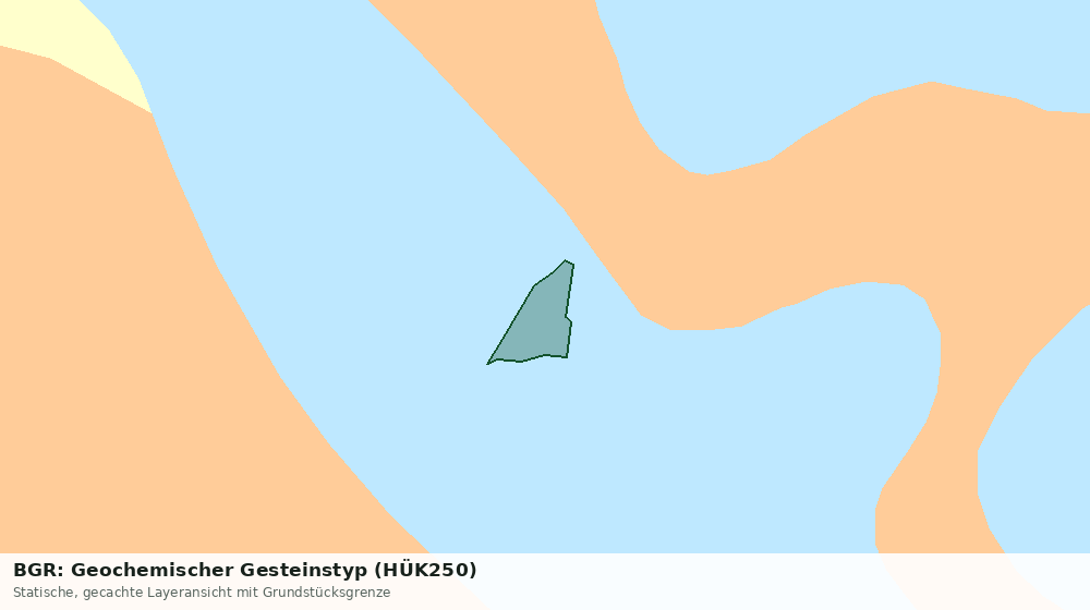 Statische Kartenansicht: BGR: Geochemischer Gesteinstyp (HÜK250)