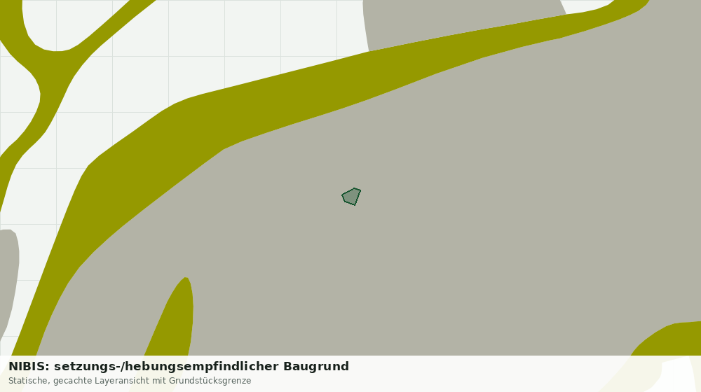 Statische Kartenansicht: NIBIS: setzungs-/hebungsempfindlicher Baugrund