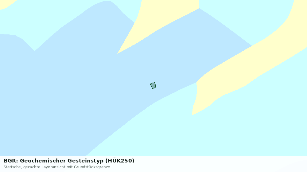 Statische Kartenansicht: BGR: Geochemischer Gesteinstyp (HÜK250)